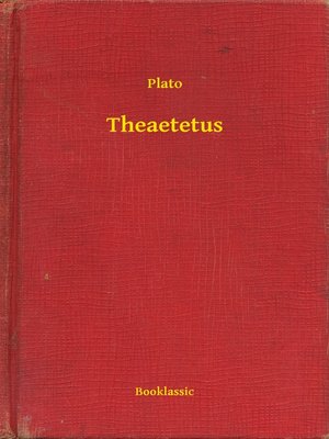 cover image of Theaetetus